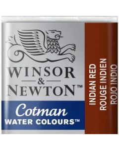Winsor & Newton צבע מים - Cotman חצי קוביה שם גוון: Indian Red מס גוון: W0317