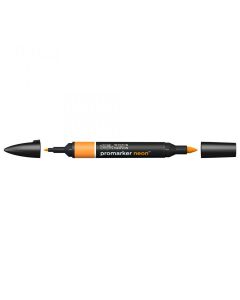 Winsor & Newton טוש מרקר פנטון - Promarker שם גוון: NEON RADIANT ORANGE