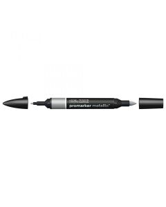 Winsor & Newton טוש מרקר פנטון - Promarker שם גוון: METALLIC SILVER