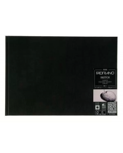 Fabriano בלוק לרישום - SKETCH BOOK 110 גרם A5 לרוחב, תפירה, 80 דפים