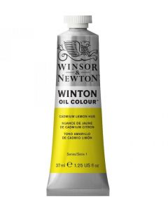 Winsor & Newton צבע שמן ווינטון 37 מ"ל Cadmium Lemon Hue גוון:0087