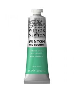 Winsor & Newton צבע שמן ווינטון 37 מ"ל Emerald Green מספר גוון:W0241