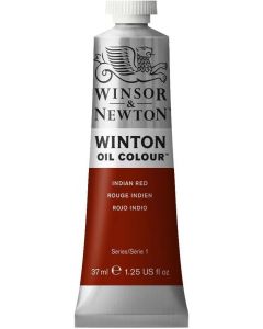 Winsor & Newton צבע שמן ווינטון 37 מ"ל Indian Red מספר גוון:W0317