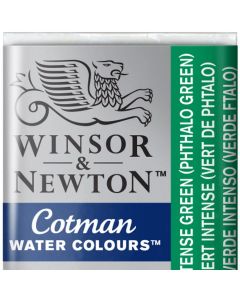 Winsor & Newton צבע מים - Cotman חצי קוביה שם גוון: Intense Green מס' גוון: W0329