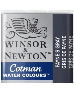 Winsor & Newton צבע מים - Cotman חצי קוביה שם גוון: Payne's Gray מס' גוון: W0465