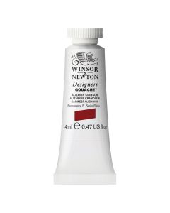 Winsor & Newton צבע גואש 14 מ"ל Designers סריה 1 גוון: Alizarin Crimson
