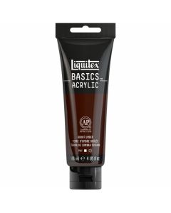 Liquitex צבע אקריליק 118 מ"ל Basics גוון: Burnt Umber