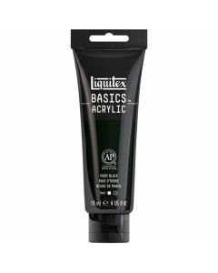 Liquitex צבע אקריליק 118 מ"ל Basics גוון: Ivory Black