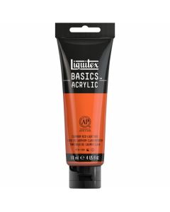 Liquitex צבע אקריליק 118 מ"ל Basics גוון: Cadmium Red Light Hue