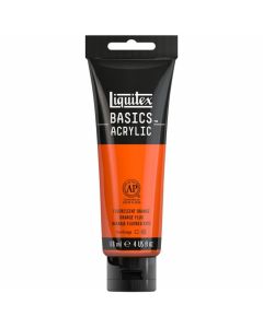 Liquitex צבע אקריליק 118 מ"ל Basics גוון: Fluorescent Orange