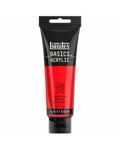 Liquitex צבע אקריליק 118 מ"ל Basics גוון: Fluorescent Red