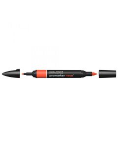 Winsor & Newton טוש מרקר פנטון - Promarker שם גוון: NEON SPARK RED
