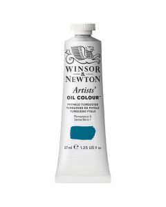 Winsor & Newton צבע שמן ארטיסט 37 מ"ל Phthaloalo Turquoise מספר גוון:W0526 סריה 1
