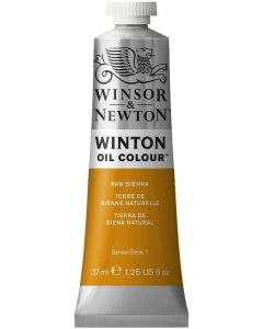 Winsor & Newton צבע שמן ווינטון 37 מ"ל Raw Sienna מספר גוון:W0552