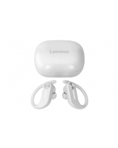 אוזניות TWS ספורט-LP7 Lenovo בצבע לבן