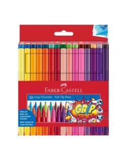 סט 30 יח'  מרקרים צבעוניים Faber Castell