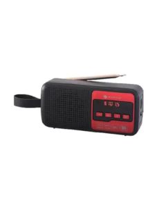 רדיו טרנזיסטור BT FM MIR 500MFMR בצבע שחור אדום