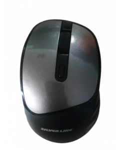 עכבר אלחוטי 3200dpi אפור RF-068GR Silver Line