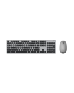 סט מקלדת ועכבר אלחוטי אפור ASUS W5000