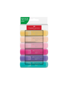 Faber Castell סט 6 טושי הדגשה צבעי פסטל