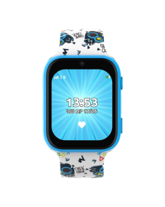 שעון חכם לילדים  KIDIWATCH תכלת דגם FIBER+  4G LBS