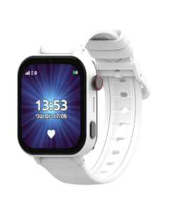 שעון חכם לילדים  KIDIWATCH שחור/לבן דגםG4 CHAT 2.1