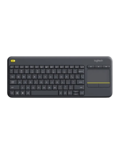 מקלדת אלחוטית Logitech Wireless Touch Keyboard K400 Plus Black