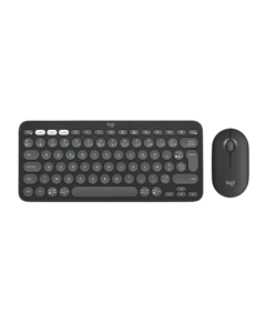 סט מקלדת ועכבר אלחוטי Pebble 2 Combo- GRAPHITE-2.4GHZ