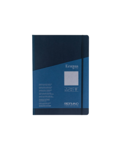 Fabriano מחברת כריכה קשה עם כיס נקודות A4 גומיה DARK BLUE