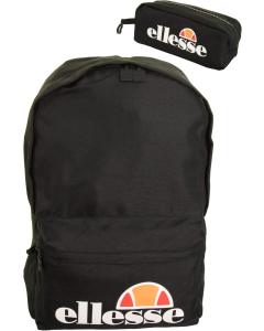 תיק גב וקלמר שחור ELLESSE CORE- ROLBY BACKPACK