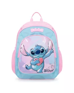 תיק גן נועם ורוד בהיר/תכלת Stitch