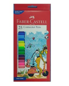 Faber Castel סט 25 טושים צבעוניים Connector