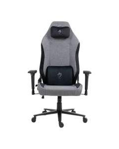 כיסא גיימינג בד שחור-אפור ALPINE D.C. Grey & Back FB