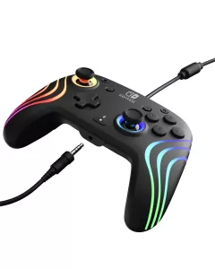 בקר חוטי שחור PDP Afterglow RGB Controller NINTENDO