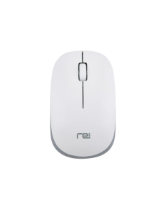 עכבר אופטי אלחוטי 2.4G לבן RE
