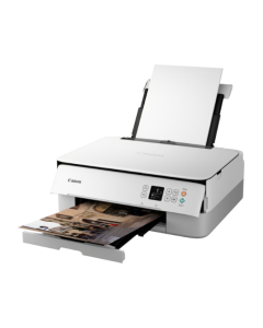 מדפסת משולבת דיו  3 ב-1 לבן Canon  TS5351