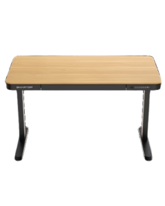 שולחן חכם מתכוונן בגודל 120X60 ס''מ Smarter ET119W-C - צבע שחור משולב עץ אלון