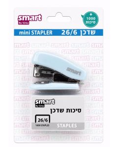 שדכן מיני 26/6 +סיכות פסטל תכלת סמארט