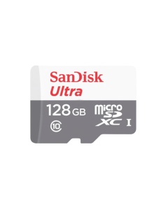 כרטיס זיכרון SanDisk Ultra microSD Class 10 UHS 100MB/s 128GB