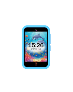 טלפון חכם לילדים +KIDIPHONE צבע כחול
