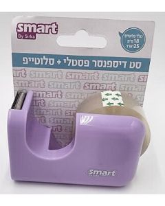 דיספנסר +סלוטיפ 18*25 פסטל סגול סמארט