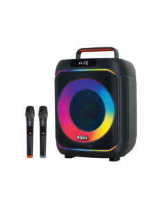 רמקול נייד עם 2 מיקרופונים אלחוטיים  BOOMIX8