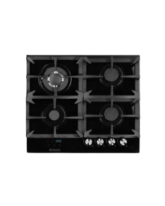 כיריים גז זכוכית שחורה 4 להבות MULTIHOB GEN 2
