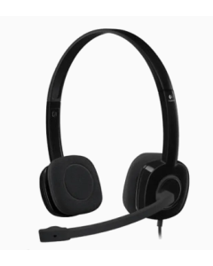אוזניות ON EAR Logitech Stereo Headset H151