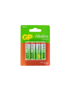 מארז 4 סוללות אלקליין GP C4 1.5V  AA