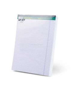 אוקספורד50דף A4 בלוק משובץ לבן חב-10