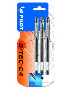 עט ג'ל שחור PILOT G-TEC 0.4 חב-3