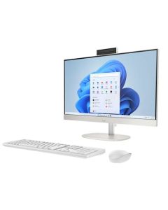 מחשב נייח לבן HP AIO 24` CR000NJ i3-1315U|8GB|512SSD| WIN11HOME| 3YOS