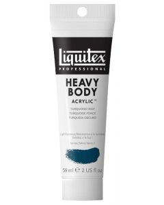Liquitex צבע אקריליק - Heavy body סריה S?rie 2 59 מ"ל שם גוון: TURQ Deep מס' גוון: X0561