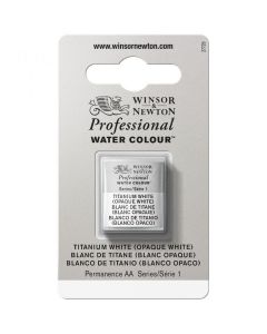 Winsor & Newton צבע מים Professional חצי קוביה סריה 1 גוון: Titanium White